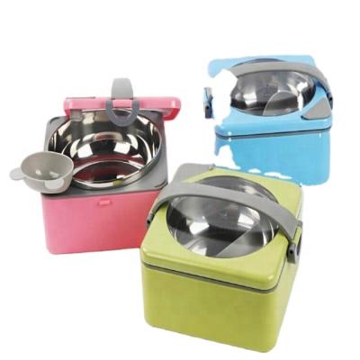 China Viable Single Layer Leakproof Steel Food Container Bento Box for sale