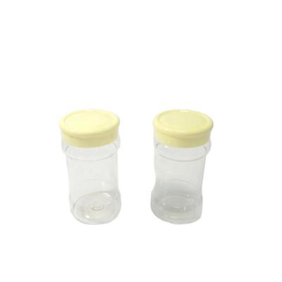 China Plastic food PET bottle No.180 plastic bottle jar with inlay foor food for sale