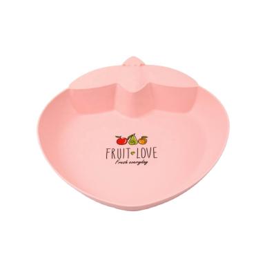 China Nordic Style Microwavable Fruit Dish Cartoon Colorful Irregular Household Style Tray Container Dinner Dish Vegetable Vegetable Kitchen Tableware for sale