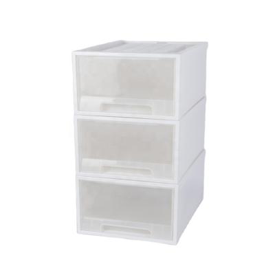 China (Other) Freedom Resistance Adjustable Thickened Transparent Stackable Living Room Storage Drawers Box Cabinet 7.2L Multilayer Compound for sale