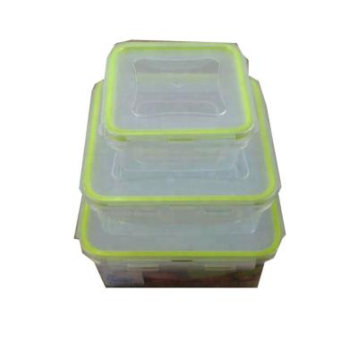 China Plastic No.L366 Viable Keeping Cool Container In Rectangle Design Style Leakproof Cool Container for sale