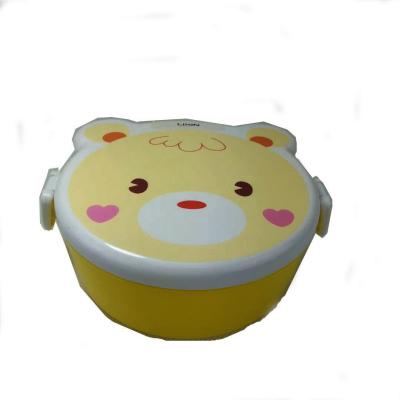 China NO.2130 Child Lunch Box Food Box Cartoon Microwavable Plastic Bowl for sale