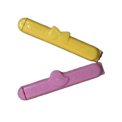 China Food Snack Bag Storage Sealing Sealing Food Clips Creative Custom Logo Food Viable Plastic Bread Bag Big Candy Clip Closing Clip for sale