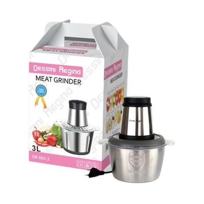 China Factory Household Electric Professional Kitchen Cooking Stainless Steel Chopper for sale