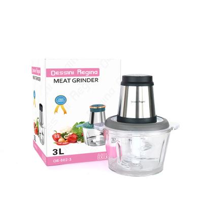 China Household Electric High Quality Kitchen Cooking Stainless Steel Food Chopper For Sale for sale