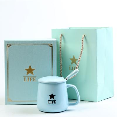 China Sustainable Wholesale Modern Design China Style Fine Workmanship Gift Set Ceramic Mug for sale