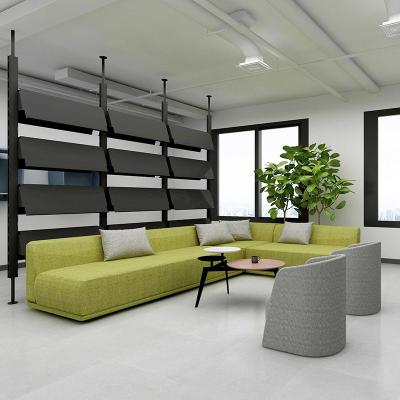 China (Other) Adjustable Modern Storage Area Room Furniture Visitor Living Room Office Sofa Set For Reception for sale