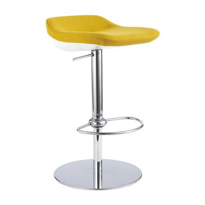 China Modular ABS and injection foam shell with fabric upholstery bar stools for sale