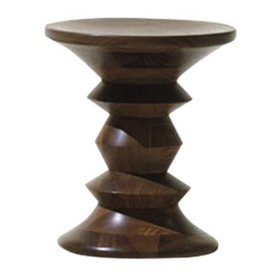 China Home WOOD Furniture Natural Style Vintage Walnut Stool Stool for sale