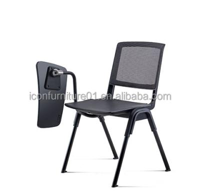 China Height Adjustable Plastic Rainbow Task (Height) Meeting Room Visitor Training Chair with Pad and Wheels for sale