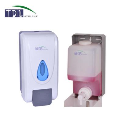 China Manual Foam Soap Dispenser Hand Wash Foam Soap Dispenser With Bottle Inside for sale