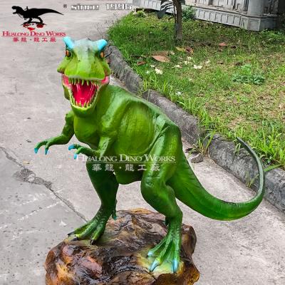 China Realistic dinosaur fiberglass t.rex park dinosaur statue fiberglass sculpture for sale