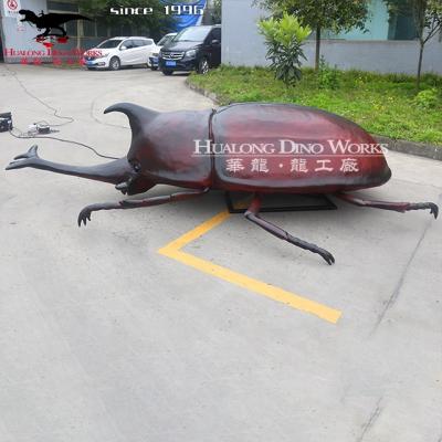 China Life Size Park Playground Animatronic Insect Unicorn For Sale for sale