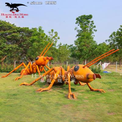 China Outdoor Handmade Realistic Park Insect Robot Molds Zigong Insects Animatronic Models for sale