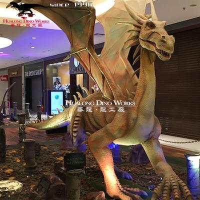 China Park Hot Selling Animatronic Life Size Dragon For Amusement Park for sale