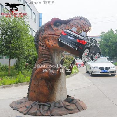 China Park Amusement Park Theme Park Playground Museum The Other Amusement Park Products Animatronic Dinosaur Car In T-rex Mouth for sale