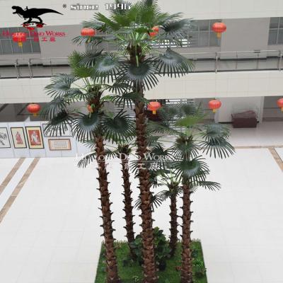 China Park assembled indoor animatronic exhibition decoration artificial dinosaur tree for sale