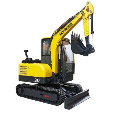 China Construction Digging 3Tcheap Closed Cabin Construction Small Excavator / Excavators / Escavatore With Factory Price for sale