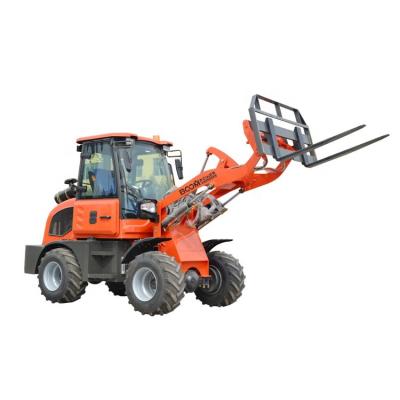 China Garment Shops 0.8Ton 1Ton 1.2Ton 1.5Ton 2Ton 2.5Ton Mini Front End Loader / Wheel Loader / Articulated Mini Loader For European Market With CE for sale