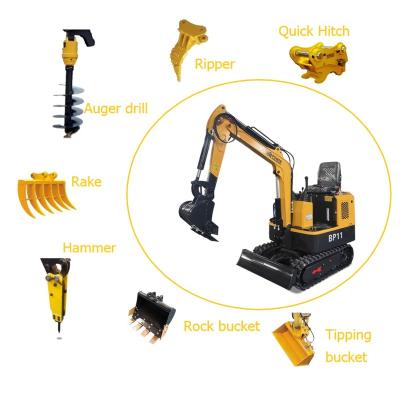 China Building Material Shops Good Price 1ton Micro Excavator Chinese Micro Digger Mini Excavator For Sale for sale