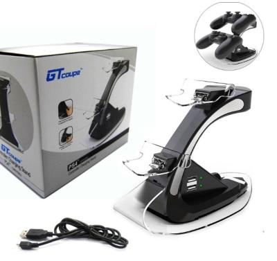 China Charing Stand For PS4 Game Controller With LED Indicator GP4-81-001 for sale