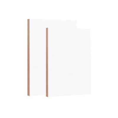 China Melamine MDF Board Moisture Proof White Laminated MDF 18mm Thickness MDF High Gloss Board for sale