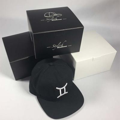 China Handmade Customize New Era Printed Folding Baseball PVC Window Hat Packaging Gift Box For Hats for sale