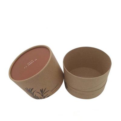 China Recyclable Customized Luxury Rigid Kraft Paper Round Tube Gift Combo Packing Box Cardboard Cardboard Packaging Boxes for sale