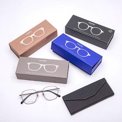 China Custom Logo Carboard Paper Magnetic Sunglasses Package Box for sale