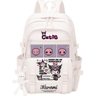 China Cartoon Kawaii Sanriod Anime Around Mymelody Kuromi Cinnamoroll Cartoon School Backpack Travel Backpack Cute Gift For Girlfriend for sale