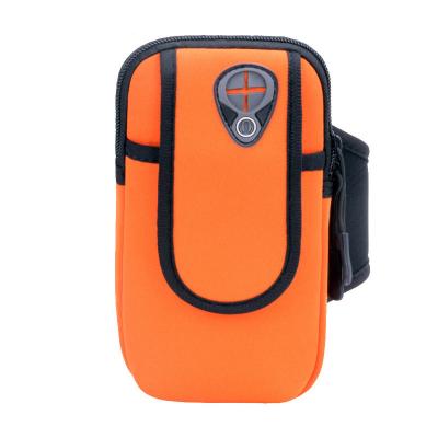 China Polyester Men Women Waterproof Reflective Sports Arm Bag Fitness Night Phone Case Holder Wallet Armband Running Pulsating Cycling Pouch for sale