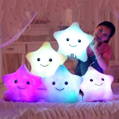 China Cute Glowing Led Stuffed Plush Toy Night Light Toy Twinkle Star Plush Toys Stuffed Promotion Plush Doll for sale