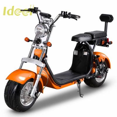 China Fat Tire Unisex Electric Scooter 2 Seats EEC Coc Idear Electric Motorcycle for sale