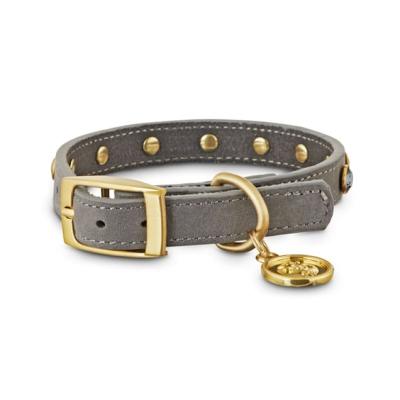 China Manufacturer DETACHED Wholesale Custom Color PU Spike Leather Dog Collar for sale