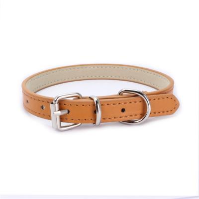 China Personalized Dog Collar & Pet Leather Leash & Pu Leather Collar Comfortable Small & Medium Dog for sale