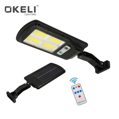 China High Energy Efficiency OKELI High Power Waterproof IP65 ABS 10W Integrated All In One Solar Led Street Light for sale