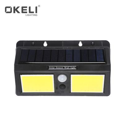 China OKELI Solar Power Waterproof Motion Sensor Solar LED Security Outdoor Solar Garden Light for sale