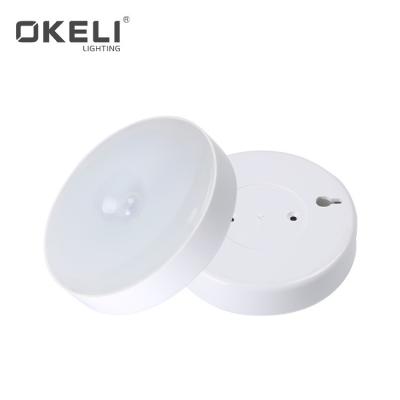 China USB Charging OKELI Zhongshan Slim PC SMD Round For Living Room Back Magnet Heat Sensor Led Spotlight Lamp for sale