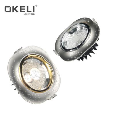 China More convenient for consumers to install. High Quality OKELI 7W Desktop Supermarket Die Casting Aluminum Recessed LED Spotlight for sale