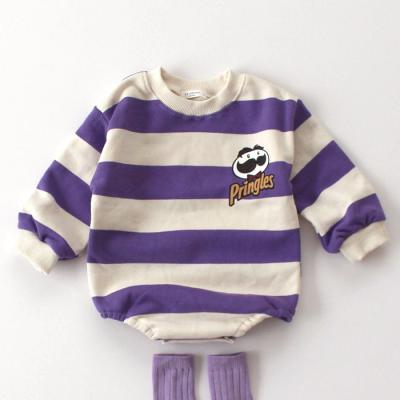 China Korean baby romper 66 autumn and spring children's clothing baby girl and boy romper 73 80 90 for sale