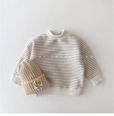 China 2021 New Autumn and Winter Children's T-shirt Cotton Children's Anti-shrinkage Baby Long-sleeved Tops for sale