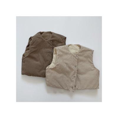 China Pure Breathable Cotton Baby Vest Winter Clothes Padded Vest New Autumn Winter Clothes Waistcoat for sale