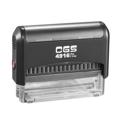 China Office CGS Pro Series 4916 Self Inking Stamps (Size: 70x10mm) for sale