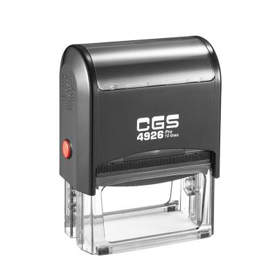 China Office CGS 4926 Self Inking Rubber Stamps&Custom Stamps&Large Rubber Stamps (Size: 75x38mm) for sale