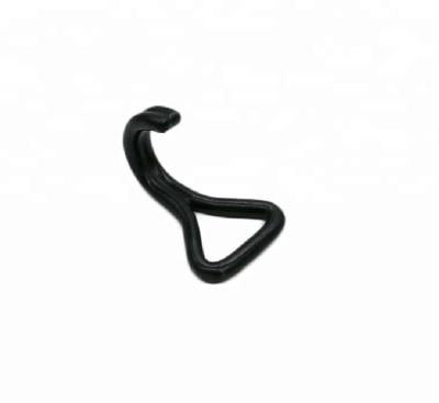 China Steel 2 Inch 1500kgs Black Electrophoresis Double J Hook for sale