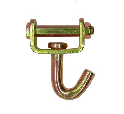 China High Quality Steel Swivel 50mm J-Hook With Bolt And Nut for sale