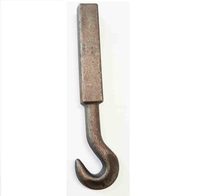 China Forged hook heat treated steel with M16 thread for sale