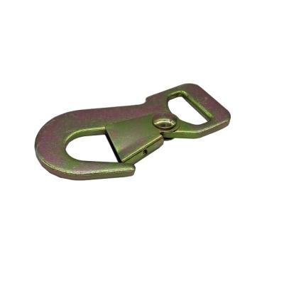 China DL082501 1inch 3300lbs heavy duty heavy industry cargo ratchet ties snap hook with latch for tie down strap for sale