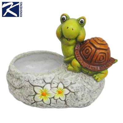 China Eco - Friendly Creative Decoration Magnesia Animals Shape Mini Flower Pot Ceramic Flower Pots for sale