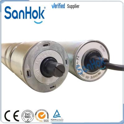 China Factory 85W AC 220 380V 400V Dual Stainless Steel Groove Belt Drum Motor For Belt Conveyor for sale